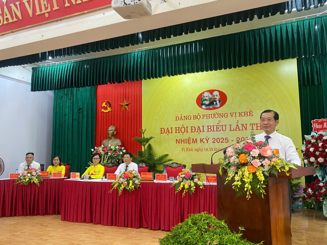 Phường Vị Khê tổ chức thành công phiên trù bị Đại hội đại biểu Đảng bộ phường lần thứ nhất nhiệm kỳ 2025-2030 