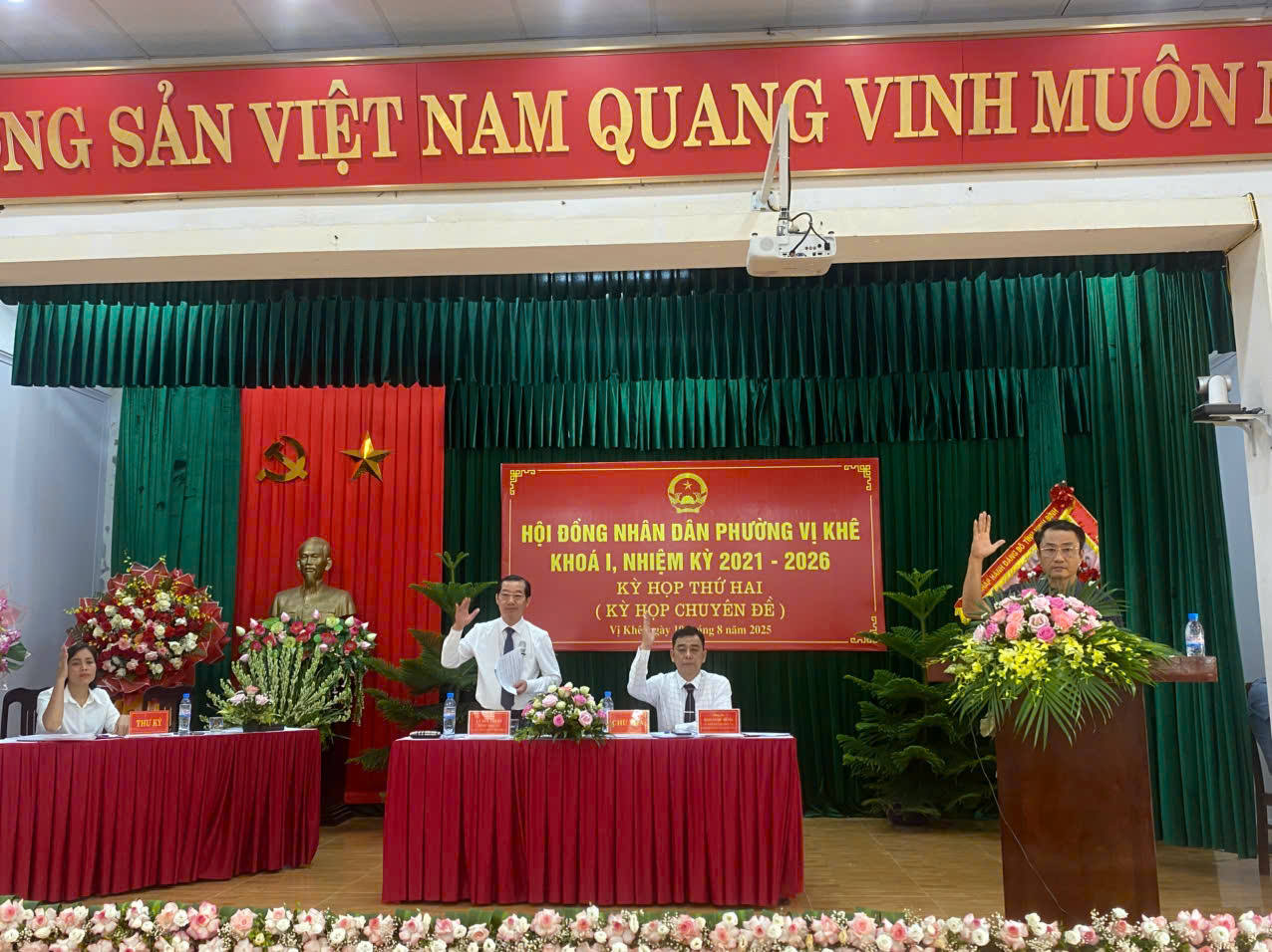 HĐND phường Vị Khê tổ chức thành công kỳ họp thứ hai, nhiệm kỳ 2021–2026
